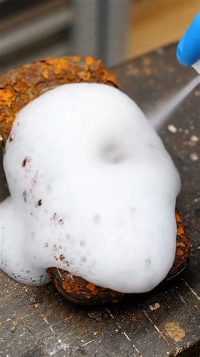 100 year old mobile rust spray remove