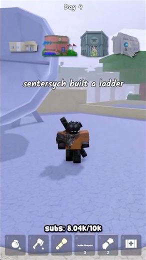 Climbing ALL Structures With New Ladder in 99 Nights in the Forest - Roblox