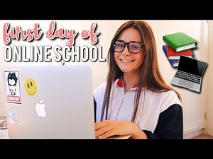FIRST DAY OF ONLINE HIGHSCHOOL (vlog)