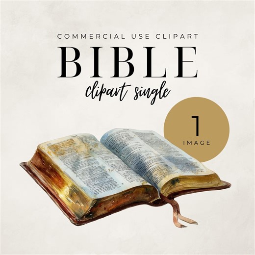 Open Bible Clipart PNG, Christian Faith Pngs, Church Clip Art, Religious Watercolor Scripture Illustrations, Sunday School Graphic - Etsy