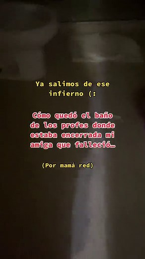 Red Mamá: Lo que pasó en el baño de los profesores