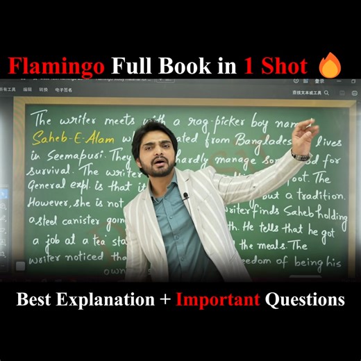 🔥 CLASS 12th FLAMINGO ONE SHOT REVISION | ALL CHAPTERS/FULL SUMMARY/EXPLANATION/LONG ANSWERS | Dear Sir