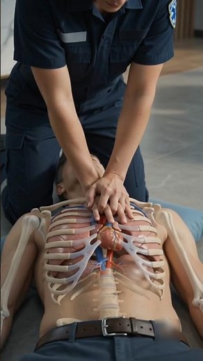 CPR Explained in 10 Seconds | Life-Saving Chest Compressions