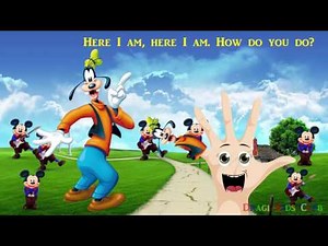 Mickey Mouse Finger Family Song | Kids Songs | Nursery Rhymes for Children | Mickey Mouse
