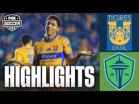 Tigres UANL vs. Seattle Sounders CONCACAF Champions Cup Highlights ⚽️ FOX Soccer