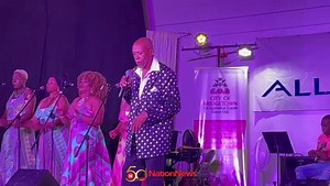 Colin Spencer performing 'Don't Call My Name' on the opening night of COB All Stars Calypso Tent at St Gabriel’s School over the weekend. #MeAndMyNation #YourNewsYourTimeYourWay #TheSourceMatters #Barbados #BarbadosNews | The Nation Barbados