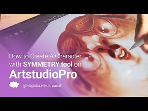 Drawing on ArtstudioPro | Create a Character with SYMMETRY tool