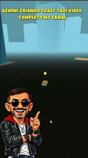 PEDI PARA O GEMINI CRIAR O JOGO CRAZY TAXI APENAS USANDO CÓDIGOS HTML, JS, E CSS