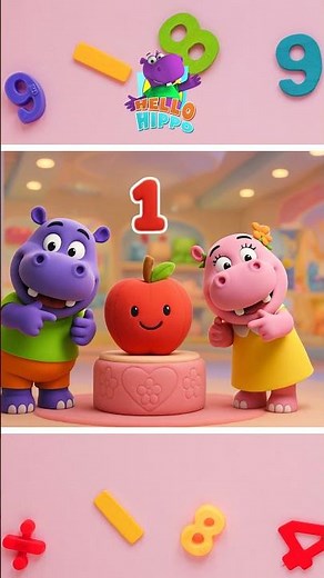 One Two Three | Learn Number Song #kidssong #shorts #foryou #trending