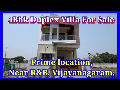 4BHK Fully Interior Duplex House for Sale in Vijayanagaram | East Facing Duplex Villa,