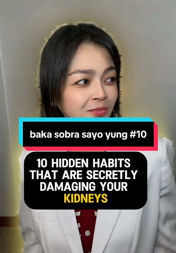 10 Bad Habits That Harm Your Kidneys