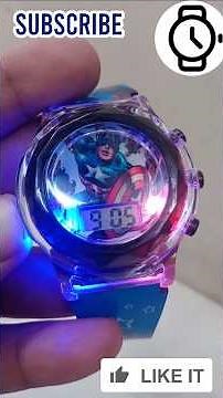 Spider Man Watch Time Setting