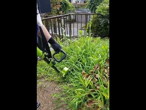 マジックトリマーで草刈り検証