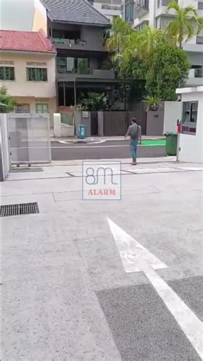 Autogate Safety Sensor Test | Infrared Photocell Demo Singapore 🇸🇬#Shorts