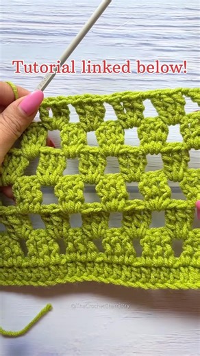 Beginner Easy Lattice Crochet Stitch for Cardigan/Shawl/Scarf 🧶 #shorts Don’t skip the border!