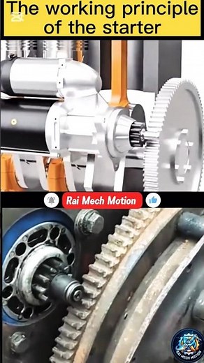 How a Car Starter Motor Works ⚙️ Engine Starting Mechanism #innovation #usa #tech #like #engineering