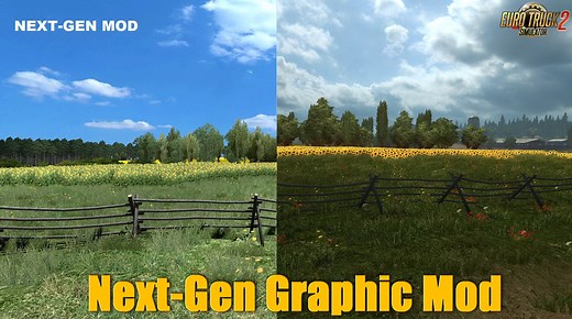 Project Next-Gen Graphic Mod v2.0 by DamianSVW (1.36.x) - ETS2 mods download