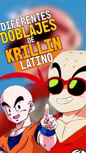 Las Diferentes voces de Krillin en Latino 🤯👇