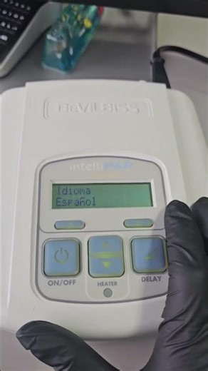 Cpap VPAP Devilbiss Intellipap configuracion desde Menú Clinico - OxigenoPOC Colombia