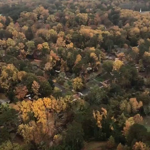Eee! We can't get enough of these fall colors captured by NewsChopper 2! ❤🚁🍂 http://www.wsbtv.com/weather | WSB-TV