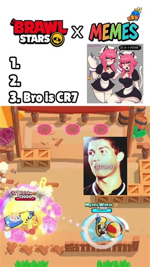 The End😂 Top 5 Memes in Brawl Stars🤣🔥 #brawlstars #brawlstar #brawlstarsmemes #бравлстарс