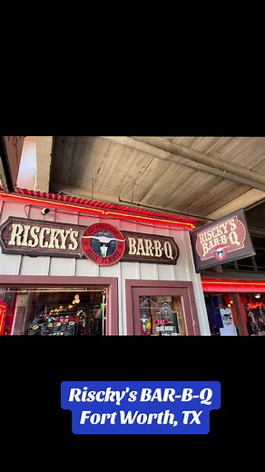 Riscky's BAR-B-Q in Fort Worth, Texas! All you can eat beef ribs $17.99!!!