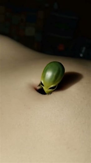 A Cute Little Alien Wants to live in my Precious Belly Button