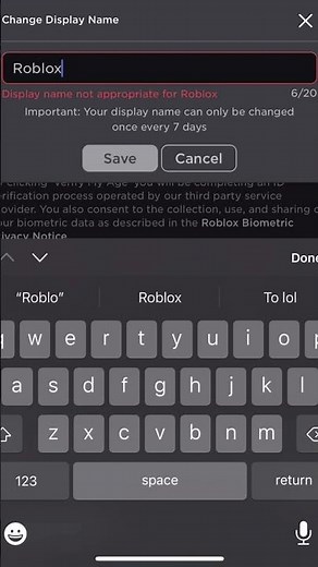 Ayoo since when was the display name “Roblox” not appropriate for the app itself? *joke*