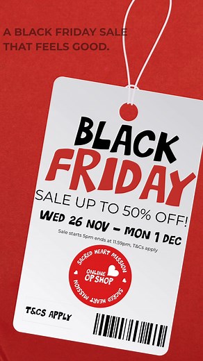 13 reactions | Our @shmonlineopshop famous sale is back! Up to 50% across the site until Monday December 1st, 11:59pm! Head on over to www.shmonlineopshop.org and happy online op shopping! | Sacred Heart Mission Op Shops | Facebook