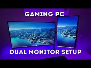 My Dual Monitor Setup (LG 32' + LG 24' - HUANUO Dual Monitor Stand)