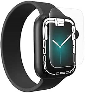 ZAGG InvisibleShield GlassFusion - Made for Apple Watch Series 7 and Series 8 (45mm) - Extreme Hybrid Glass Screen Protection