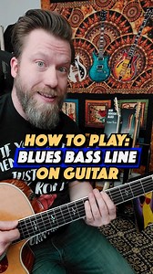 67K views · 795 reactions | Blues Bass Line on Guitar - Lesson #guitar #bluesguitar #guitarlessons #guitartutorial #guitarriff | Bob Denson | Facebook