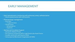 Cardiogenic Shock: Critical Care Management