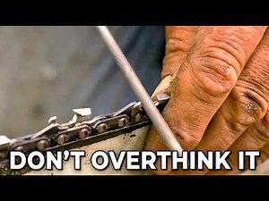 How to Sharpen a Chainsaw at Home Fast