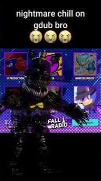 nightmare chill on gdub bro #nightmare #tiktok #sonic