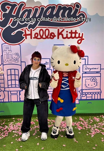 La tête de @Sora à la fin 😭😂 Le pop up @Hayamishop et Hello Kitty c’est ce week-end seulement (16 & 17 mai) ! 15 rue du Louvre 🌸 Trend : @jyaimespam