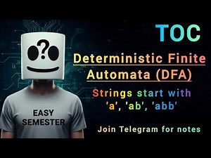 DFA Explained with Example 🔥 | 5-Tuple of DFA + How to Construct DFA (TOC)