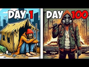 100 DAYS In Project Zomboid | Can I survive?
