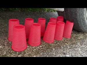 Crushing Crazy Colorful Things Under Car Tires 🚗💥 | Super Satisfying ASMR Compilation!