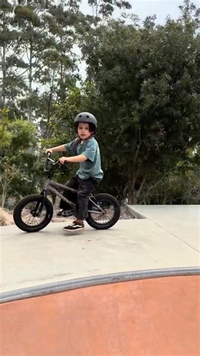 BMX practice till you get it! #4yearsold #bmx #kidsonbikes