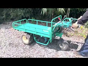 【確認動画】 筑水 キャニコム ELK403 こまわりくん 3輪 運搬車 運搬機 積載量 250kg 4.2馬力