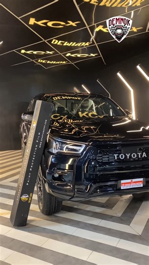 Toyota Hilux Revo GR Protected with Spartans UK | 8.5 mil | TPU | 6 years | OEM warranty | Up to 10 years life. Trust Demnok to protect your surface and keep it shining flawlessly. Benefits of PPF: ✓ Instant self-healing for those annoying swirl marks ✓ Superior hydrophobicity—water beads right off! ✓ High resistance to scratches and swirls ✓ Deep, candy gloss that’s a head-turner ✓ Protection from stone chips, debris, and abrasion Call/Whatspp: 03030336665 Book Your Slot Now https://demnok.pk/b