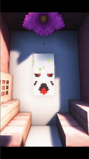 Minecraft ghast banner design tutorial😨#minecraft