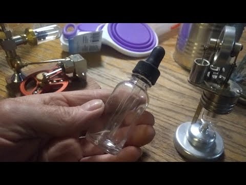 Ringbom-Rice (phase change) Stirling engine experiments, part 1 - preparations