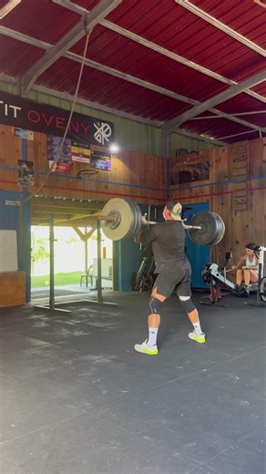 Complex Power clean , hang clean and hang squat clean #crossfit