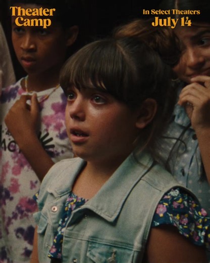 The first rule of Theater Camp: No tear sticks. See #TheaterCampMovie, in select theaters July 14th.