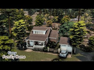 Cozy Family Home | The Sims 4 Speed Build | CC | Download Link