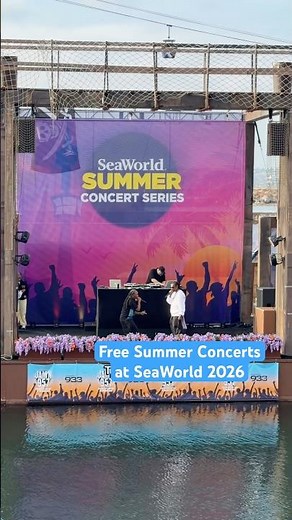 2026 summer concerts at SeaWorld San Diego. See the full line up in the caption 🎶🐳