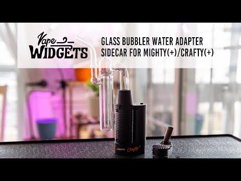 Glass Bubbler Water Adapter Sidecar for Mighty(+)/Crafty(+) - Product Overview
