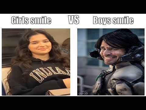 Girls smile vs Boys smile (Metal Gear Rising)